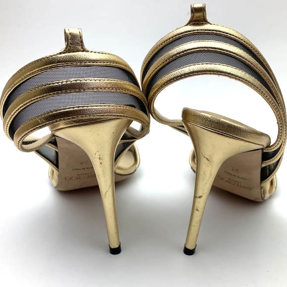 JIMMY CHOO Betty Illusion Sandal sz 8 - Picture 14 of 14
